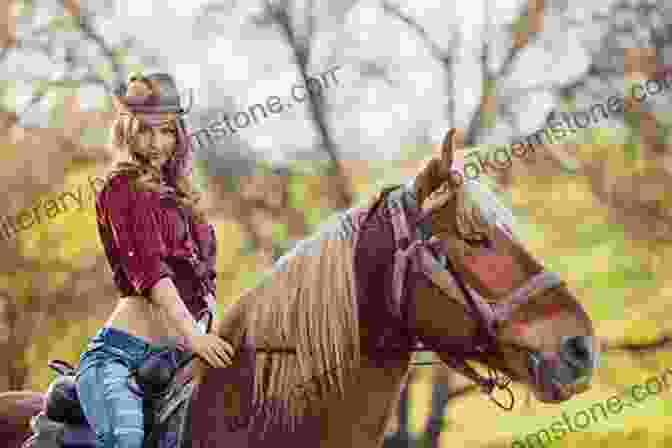 A Beautiful Young Woman Sits On A Brown Horse, Smiling As She Rides Through A Lush Green Forest. Horseback Across Three Americas Kathleen Peddicord