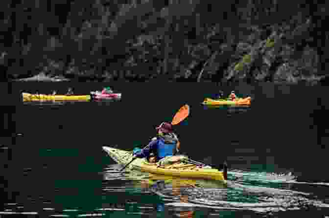 A Group Of Kayakers Paddling Through A Fjord In The Alaskan Arctic Wilderness Changing Paths: Travels And Meditations In Alaska S Arctic Wilderness