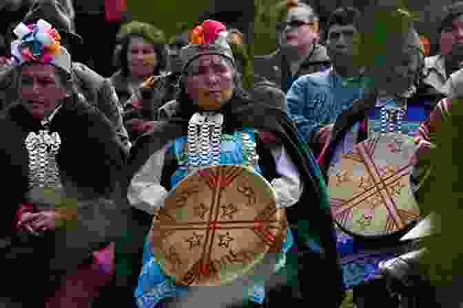 A Group Of Mapuche Elders Gathered In Traditional Clothing Thunder Shaman: Making History With Mapuche Spirits In Chile And Patagonia