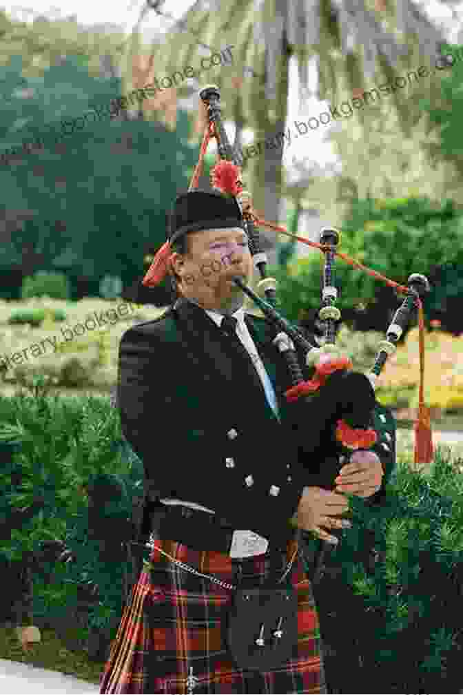 A Scottish Bagpiper Playing At A Wedding Ceremony In The Highlands When A Scot Ties The Knot: Castles Ever After