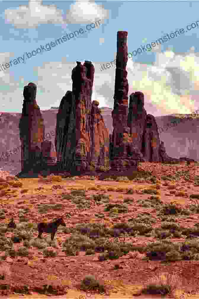 A Stunning Landscape Of The American Southwest, With A Lone Horse Standing In The Foreground. All The Pretty Horses: 1 Of The Border Trilogy