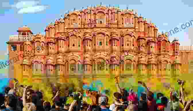 A Vibrant Celebration Of The Holi Festival In Jaipur, India. The Age Of Kali: Travels And Encounters In India (Text Only)