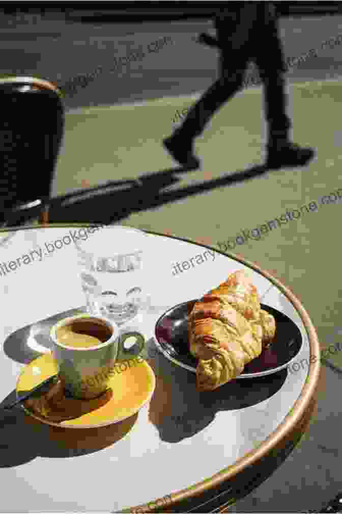 A Woman Enjoying A Croissant And Coffee At A Sidewalk Café In Paris My French Platter Replenished: In Search Of A Dream Life In France