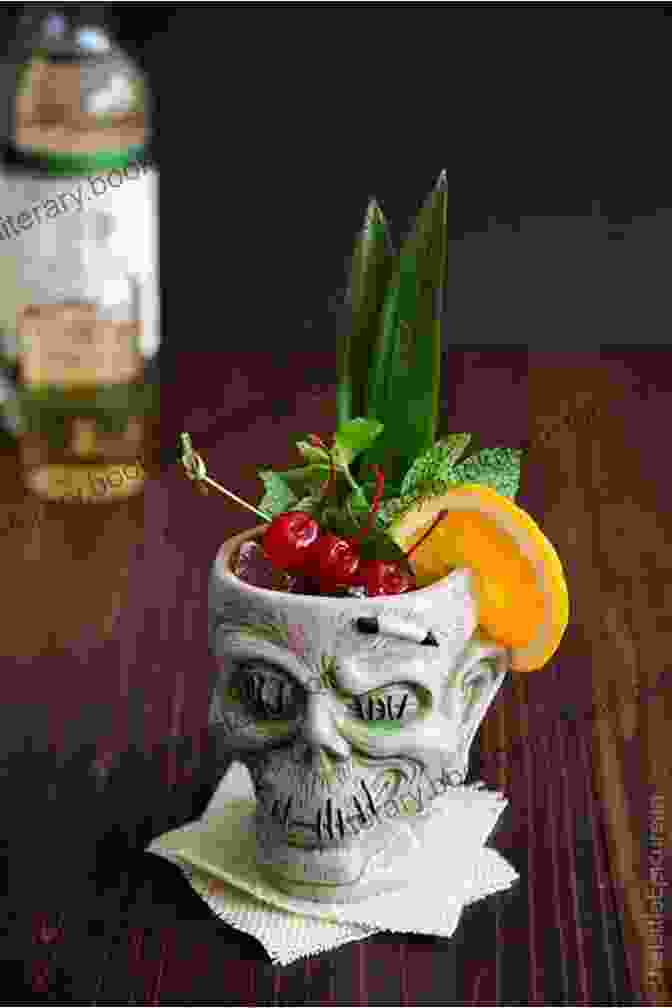 A Zombie, A Classic Tiki Cocktail Made With Rum, Fruit Juices, And Spices COCKTAILS COOKBOOK: 60 Of The World S Best Cocktail Drink Recipes From The Caribbean How To Mix Them At Home