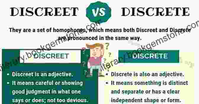 Flash Card: Discrete Vs Discreet PRAXIS Core Prep Test WORDS COMMONLY CONFUSED Flash Cards CRAM NOW PRAXIS Core Exam Review Study Guide (Cram Now PRAXIS Core Study Guide 5)