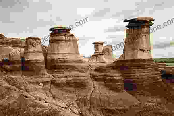 The Otherworldly Landscape Of The Badlands, With Its Distinctive Hoodoos And Coulees. The Scenic Geology Of Alberta: A Roadside Touring And Hiking Guide