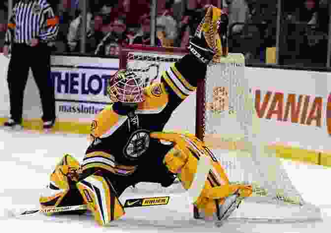 Tim Thomas Makes A Save During A Hockey Game. Everyday Hockey Heroes: Inspiring Stories On And Off The Ice