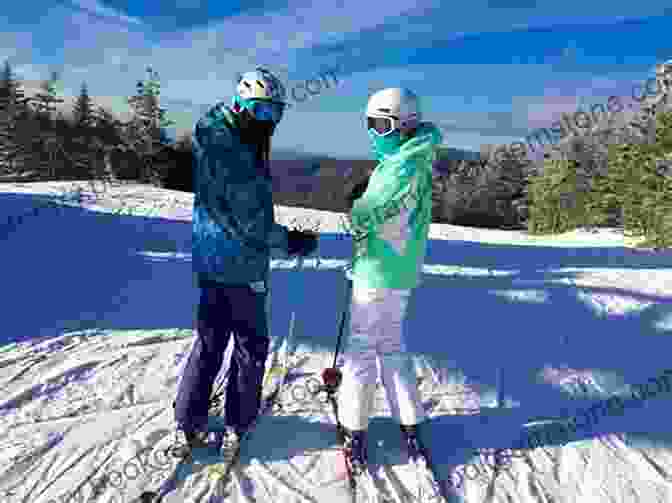 Two Skiers Skiing Together Skiing With Confidence: Stunningly Simple Steps To Overcome Your FEAR On The Slopes And Transform Your Skiing